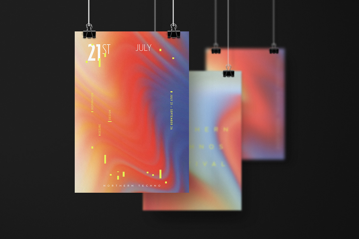Nati — Soft Red Abstract Gradients, a Background Graphic by Milka (Photo 4 of 9)
