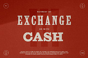 Handbill: letterpress type family, a Slab Serif Font by Polymath (Thumbnail 9 of 14)