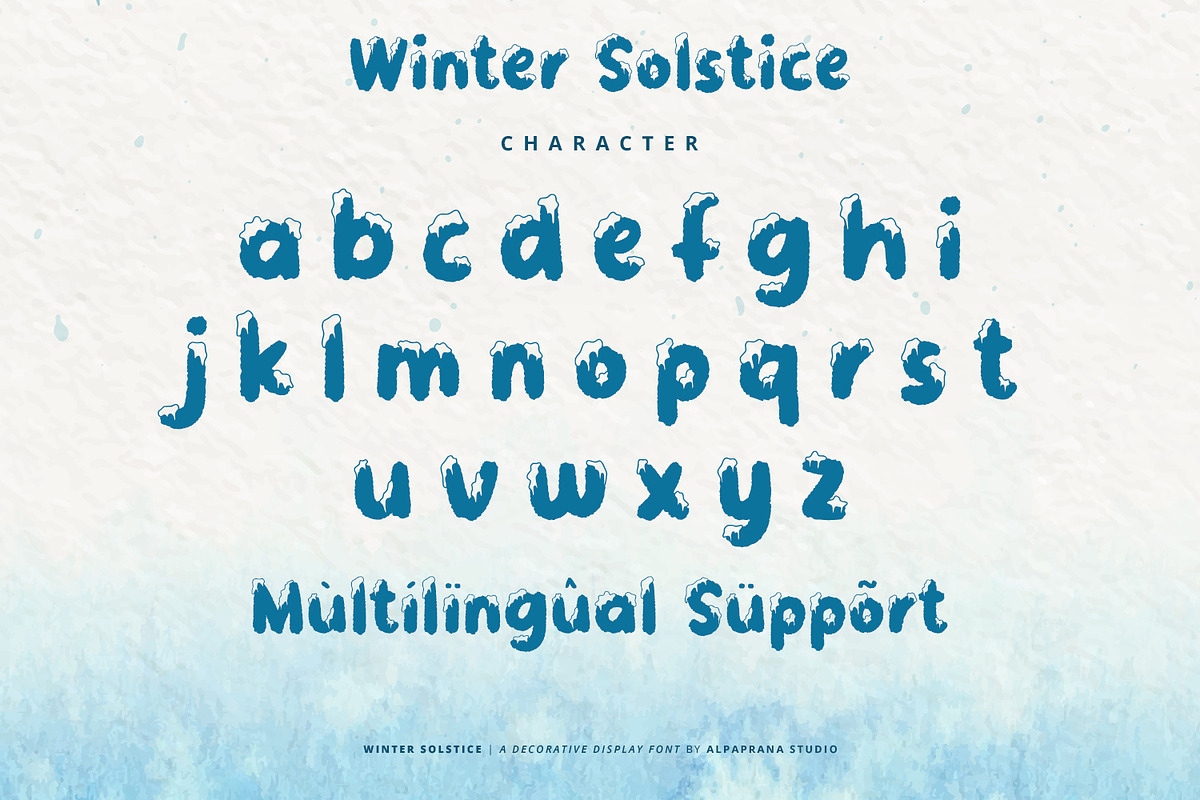 Winter Solstice - Display Font, a Script Font by Alpaprana (Photo 9 of 10)