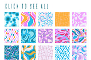 PSYCHEDELIC surreal patterns, a Pattern Graphic by Lena Nikolaeva (Thumbnail 5 of 10)
