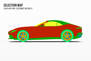 2027 Sport Convertible Mockup Set, an Advertising Mockup by Halal Graphic Studio (Thumbnail 6 of 12)