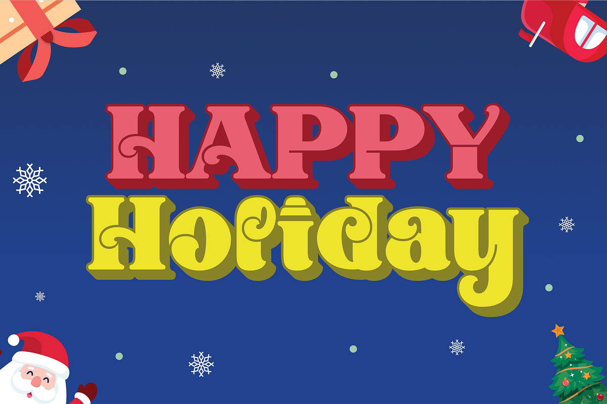 Awesome Christmas, a Serif Font by ahweproject (Photo 4 of 13)