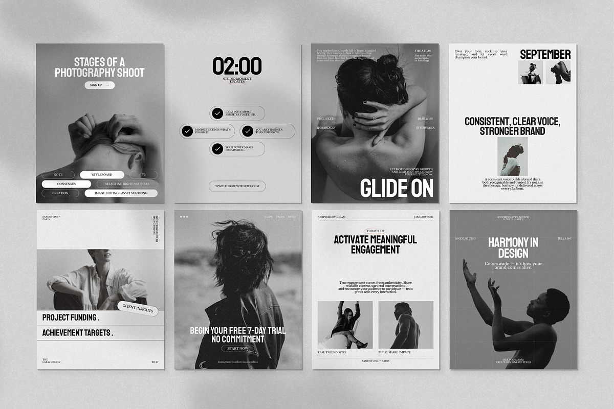 Minimal Social Media Post Story Kit, a Social Media Template by Crafted Pixel (Photo 5 of 9)