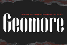 Geomore – Condensed Serif