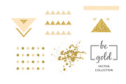 24 invitations with gold texture, a Card Template by Lera Efremova (Thumbnail 1 of 5)