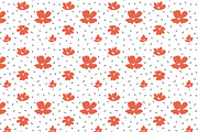 Red flowers patterns, a Pattern Graphic by Lyolya Profitrolya (Thumbnail 2 of 5)