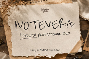 Notevera Duo - Natural Handwritten