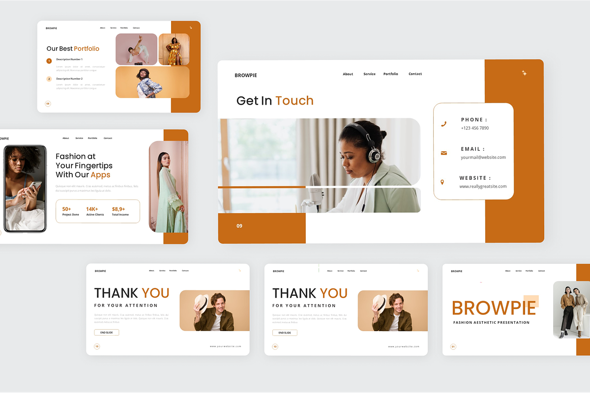 Fashion Aesthetic PowerPoint, a Presentation Template by SquidPixey (Photo 4 of 6)