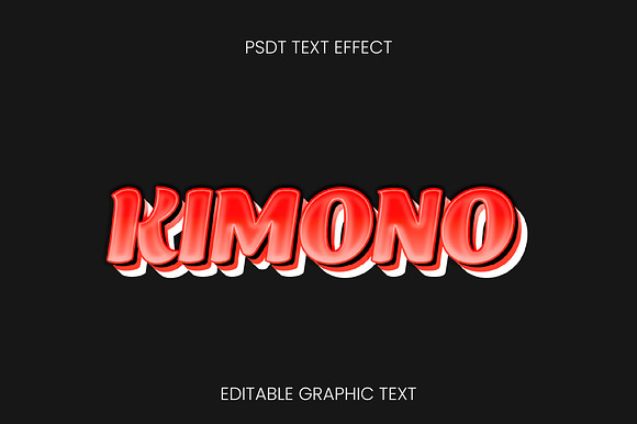Glossy Layered 3D Text Effect preview 3