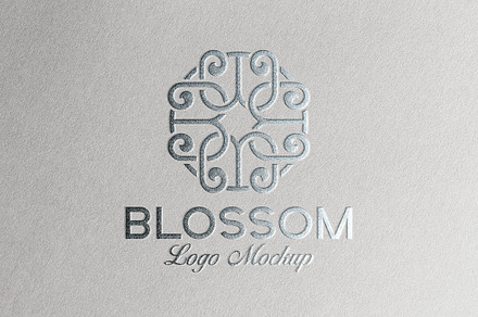 Logo Mockup Silver Foil Effect, a Product Mockup by Smart Works