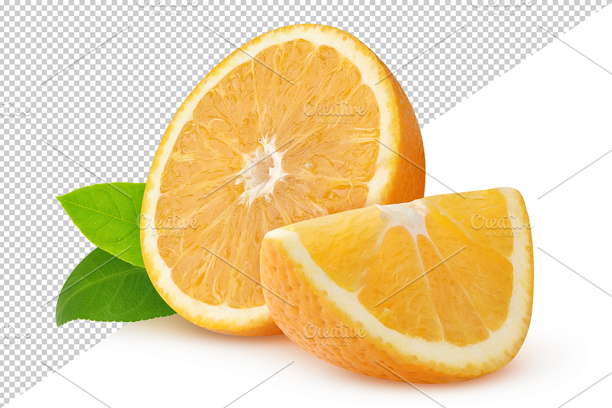 Orange fruit slices preview 3