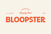 Bloopster - Bold Display Font, a Font by Studio Moara (Thumbnail 1 of 8)