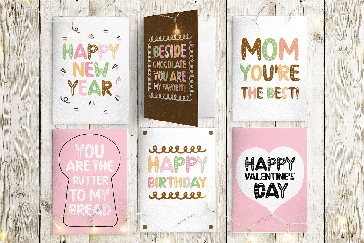 Thankful Cookies Font preview 4