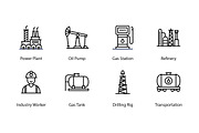 32 Oil Industry Icons, an Outline Icon by vectorstank (Thumbnail 4 of 6)