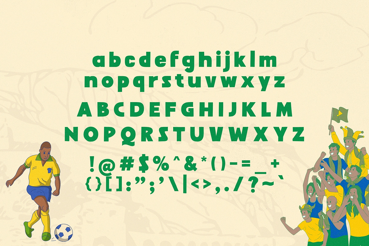 Samba Spark - Festive Cultural Font, a Handwritten Font by HipFonts (Photo 6 of 10)