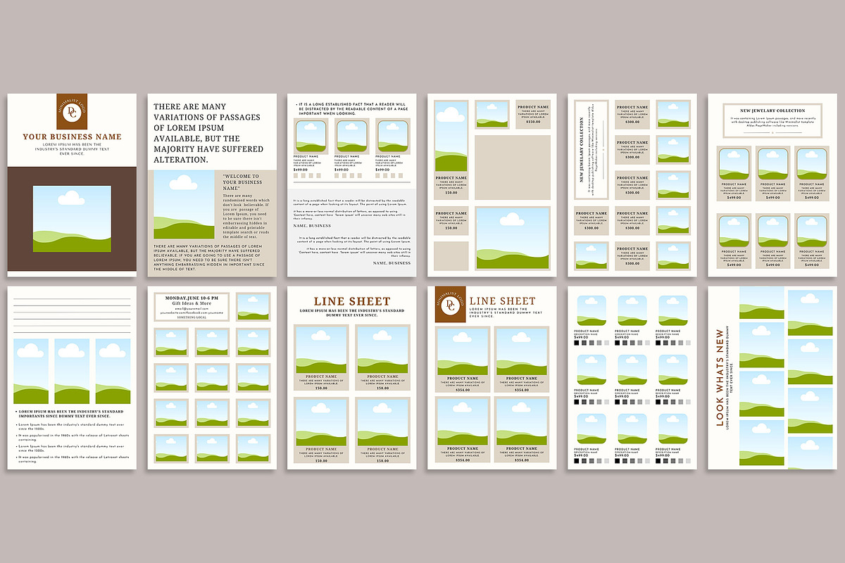 Wholesale Product Catalog/Line Sheet, a Stationery Template by Amit Debnath (Photo 2 of 6)