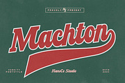 Machton - Varsity Font, a Script Font by HansCo Studio (Thumbnail 8 of 9)