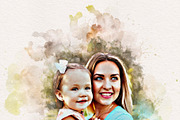 Realistic Watercolor Effect Action, an Action Add-On by MRI STUDIO (Thumbnail 5 of 17)