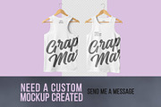 Men's Tank Top Mockup, a Shirt Mockup by Mock-up Store (Thumbnail 5 of 6)