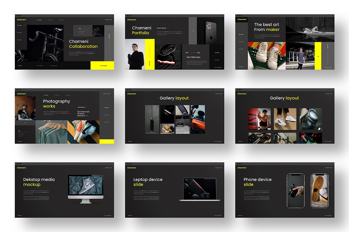 Chameni - Business Keynote Template, a Presentation Template by Dens Creative Studio (Photo 4 of 6)