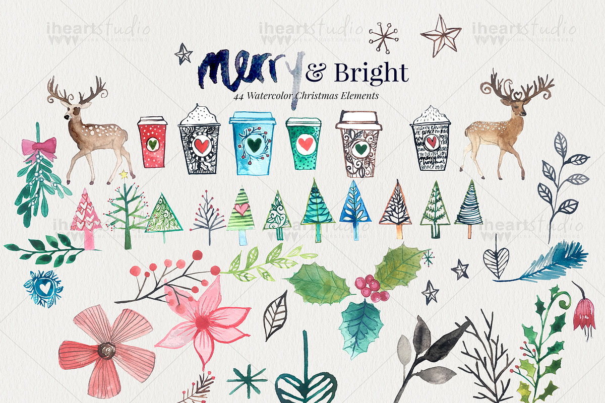 Merry & Bright, an Illustration by iHeartStudio (Photo 3 of 3)