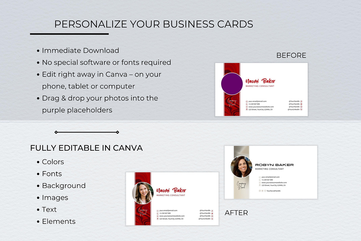 Professional Business Card Template, a Business Card Template by B2 Studio (Photo 7 of 11)