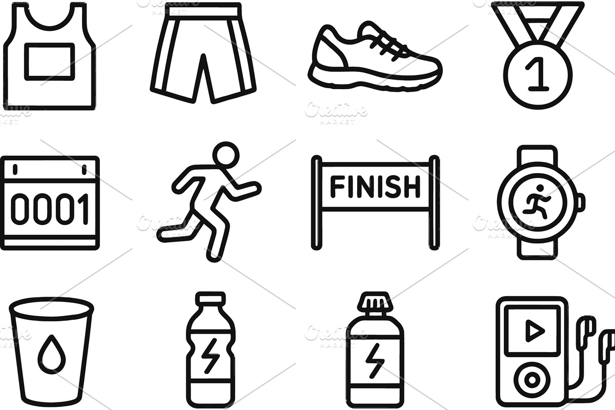Vector illustration of sports line, an Illustration by ZinetroN