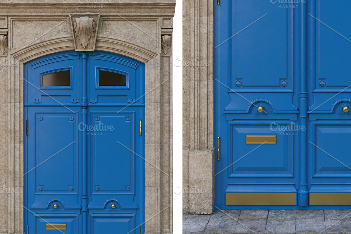 Classic doors stock photo containing background and home, an Architecture Photo by Tempera (Photo 2 of 2)