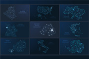 Maps in the form of the night sky, a Technology Illustration by Infographics project (Thumbnail 3 of 9)