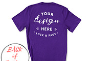 Back Of T-Shirt BC3001 Mockup Bundle, a Shirt Mockup by lock and page (Thumbnail 39 of 88)