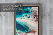 Wood Frame Canvas Mock-Up, a Pens & Pencil Mockup by desgiant (Thumbnail 2 of 26)