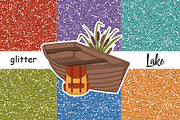 Lake Glitter | Nautical Background, a Texture Graphic by GlamArtZhanna (Thumbnail 3 of 3)