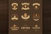 36 Coffee Logos and Badges, a Branding & Logo Template by Vasya Kobelev (Thumbnail 10 of 15)