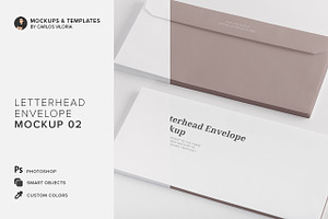 Letterhead Envelope Mockup 02