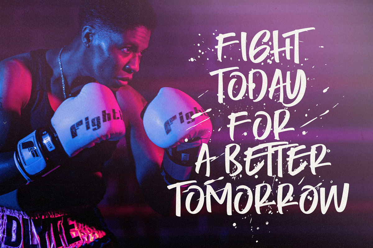 Better Scrape, a Handwritten Font by Allmostudio (Photo 4 of 10)
