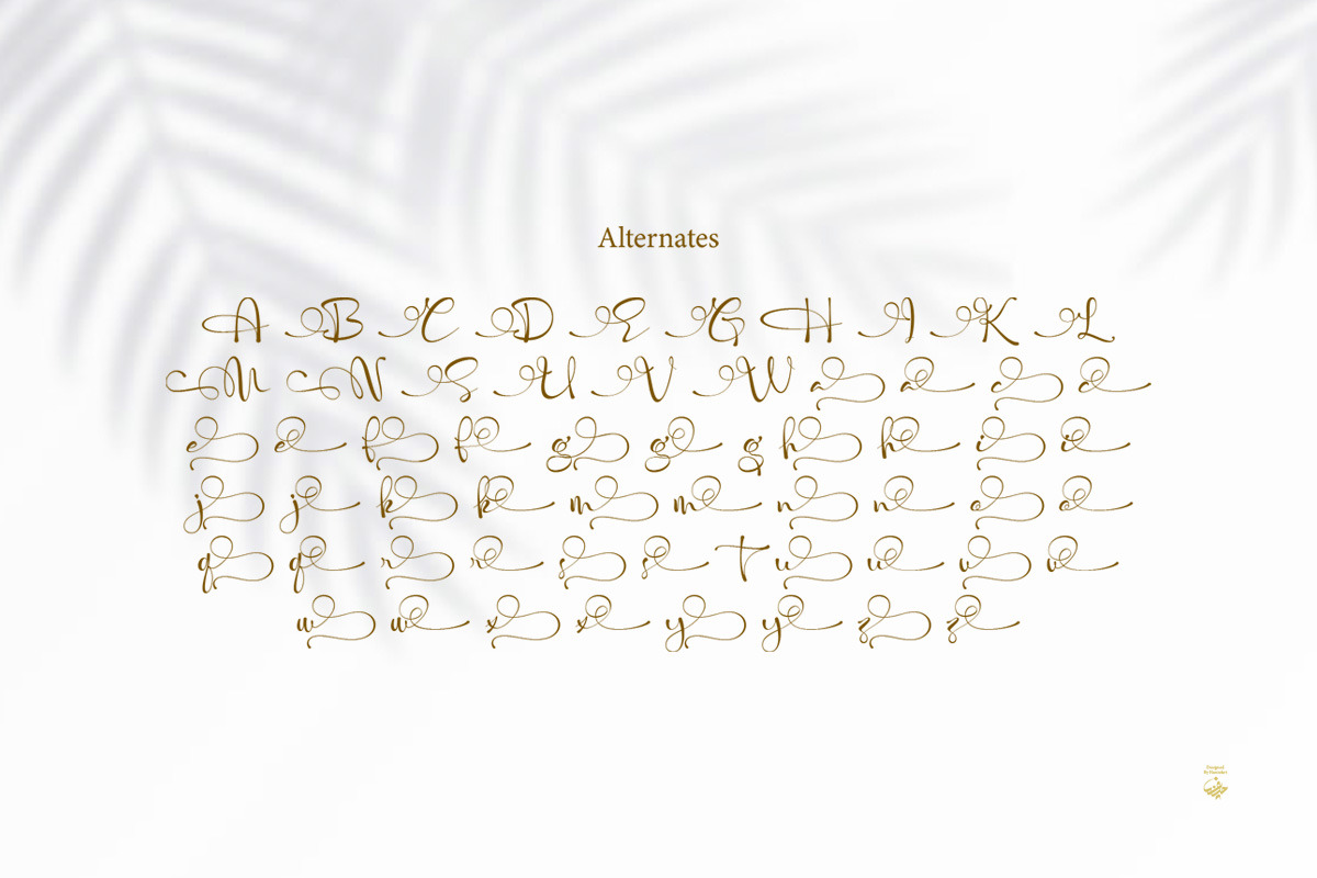 Halone - Calligraphy Font Script, a Script Font by haniefart (Photo 6 of 10)