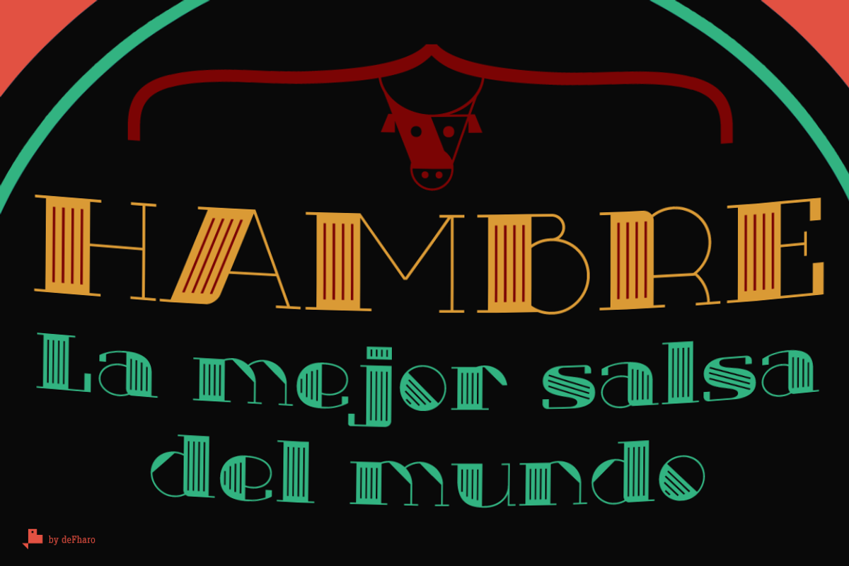 Txuleta Layered & Display -3 fonts- preview 2