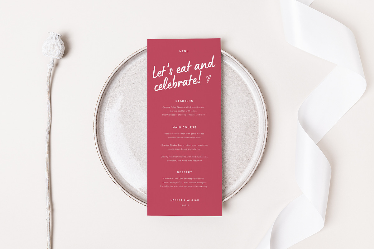 Wedding Stationery Bundle Pink preview 5