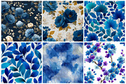 Blue Grunge Texture Digital Papers, a Texture Graphic by CitraGraphics (Thumbnail 4 of 8)