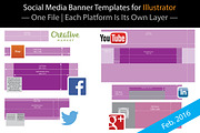 Blank Social Banner Templates for AI, a Websites & App Template by MelindaMartin (Thumbnail 2 of 5)