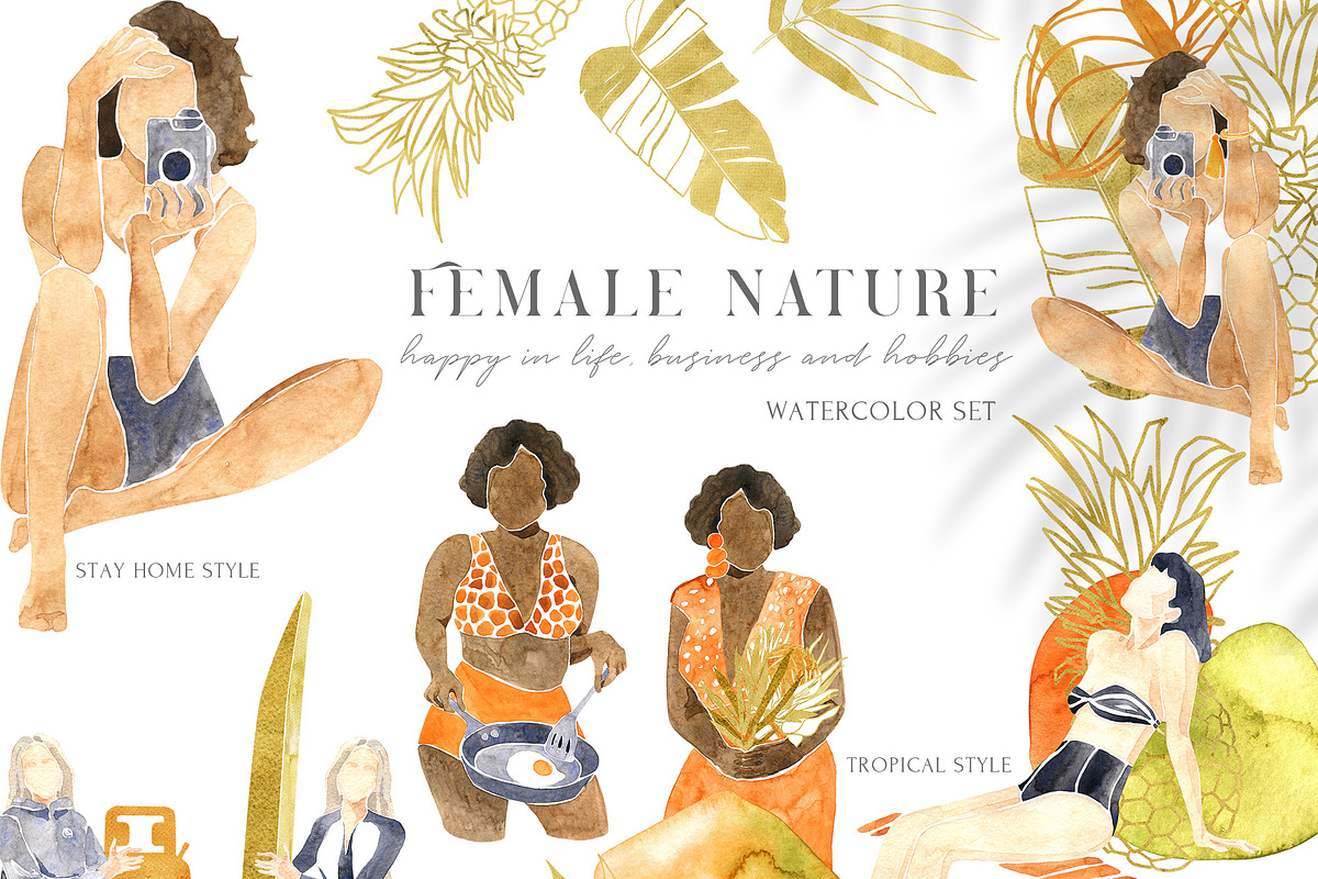 Watercolor & Digital Bundle Part II, an Animal Illustration by Cat In Colour (Photo 23 of 30)