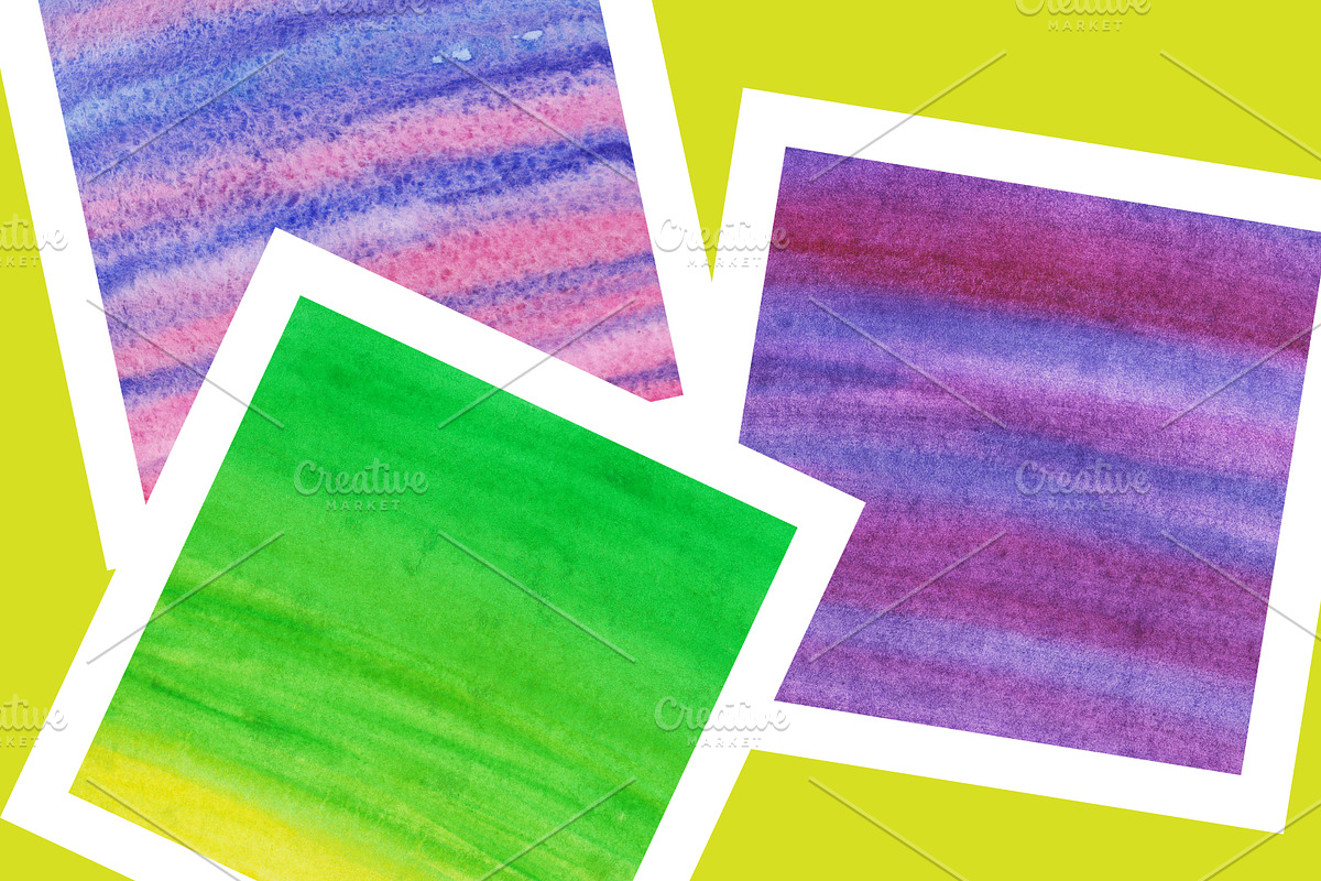 10 watercolor backgrounds. Summer, a Texture Graphic by Olgaart (Photo 4 of 5)