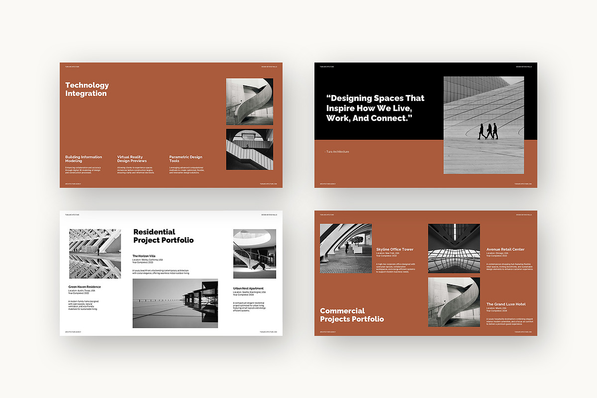 Tura : Architect Pitch Google Slides, a Presentation Template by Punkl Camp (Photo 7 of 9)