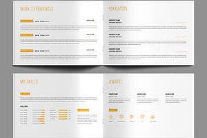 Resume Booklet Landscape