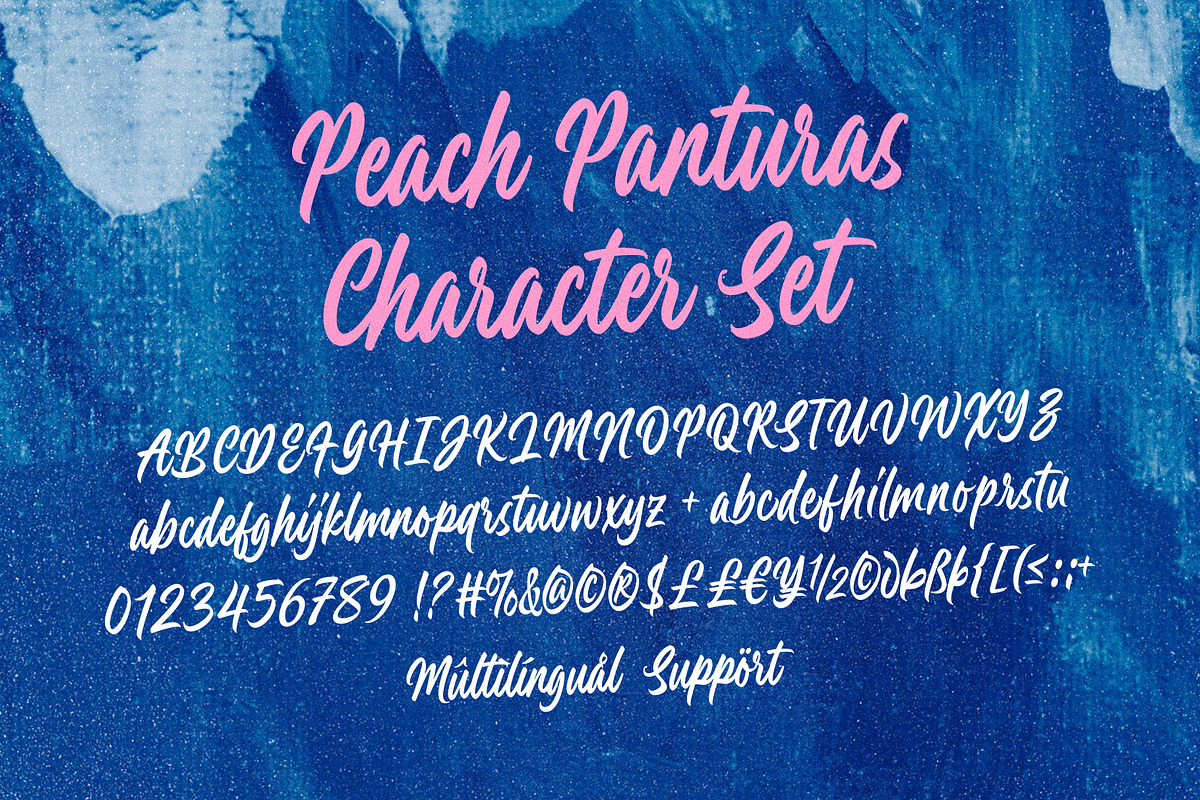 Peach Panturas – Expressive Handwri, a Handwritten Font by Four Lines Std. (Photo 10 of 11)