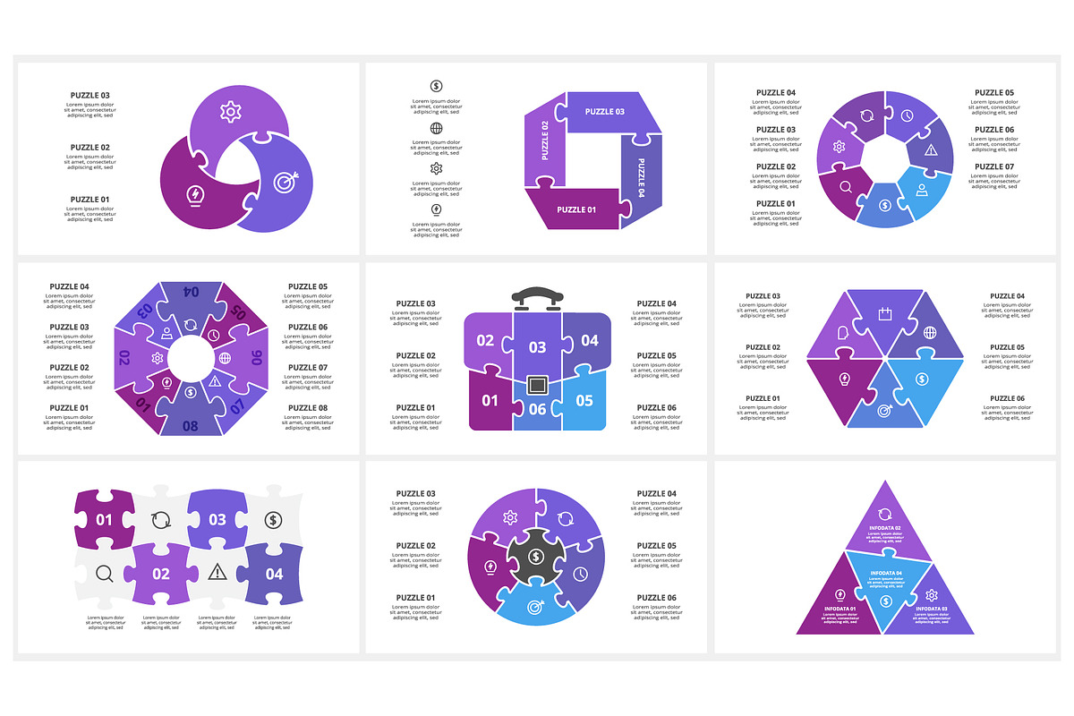 Puzzle Animated Template, a Presentation Template by Infographics project