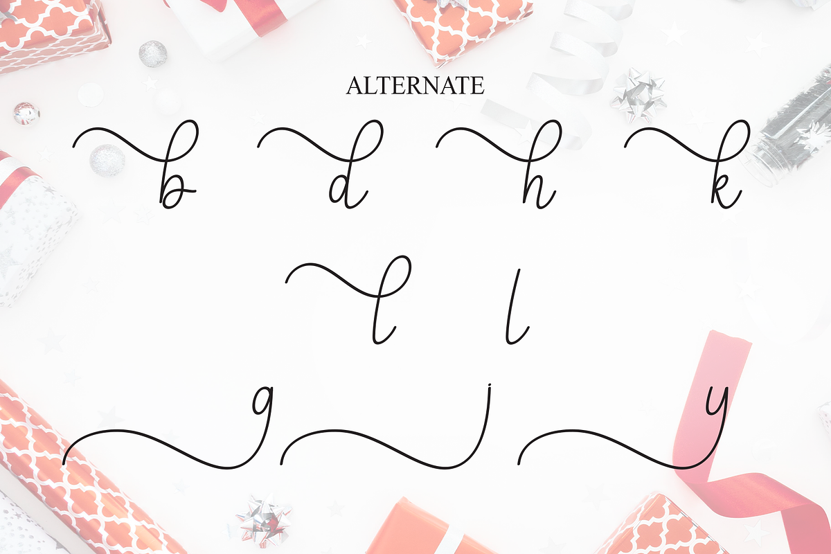 Birthday | Script Font, a Handwritten Font by Scratchones (Photo 8 of 9)