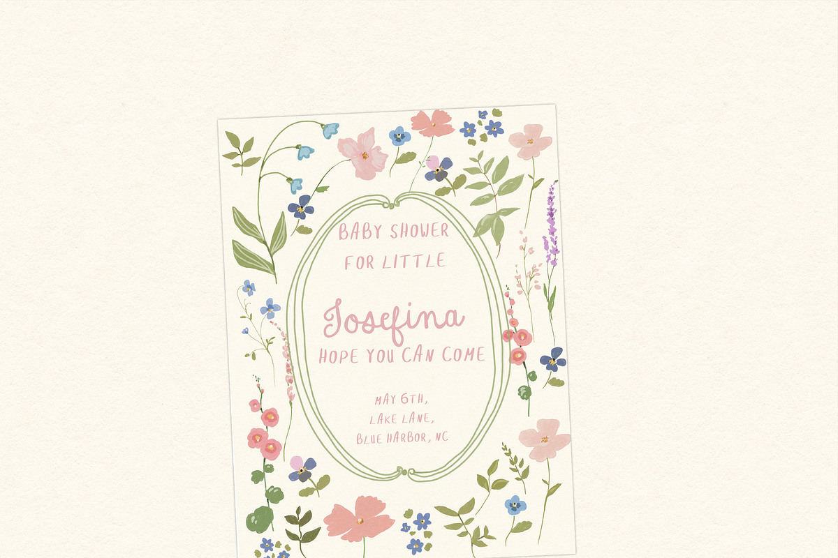 Cottagecore Frames & Illustrations, a Decorative Illustration by whiteheartdesign (Photo 10 of 15)