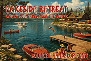 Bouncer Handblop, a Handwritten Font by Youngtype.Std (Thumbnail 6 of 9)