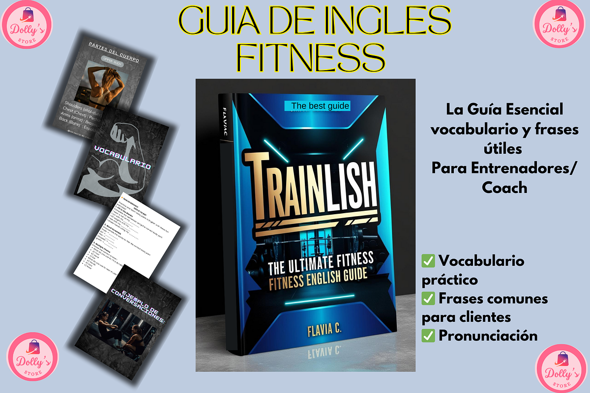 INGLÉS PARA PRINCIPIANTE (COACH), a Books & Magazine Mockup by Dollys'store